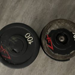 100 Pound Set Dumbbells  