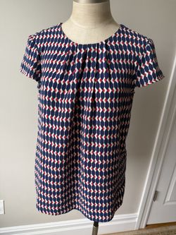Short sleeves top blouse size m