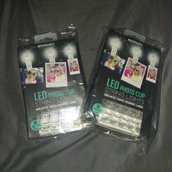 Led Photo Clip String Lights 16 Light Up Clips $10 Each Or Both For  $15 