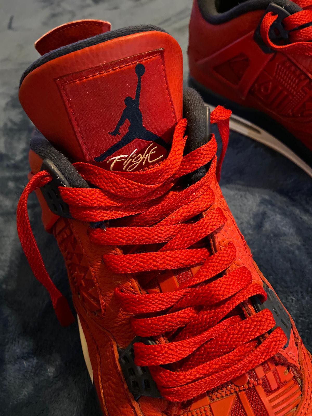 Air Jordan 4 Fiba Red / Size 12