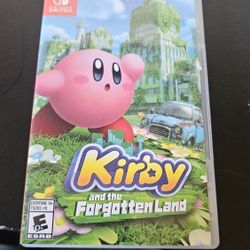 Kirby And The Forgotten Land.