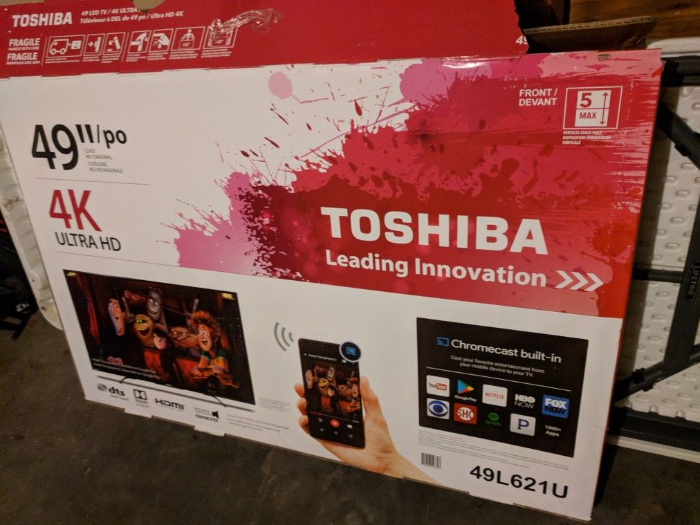 55" Dynex and 49" Toshiba