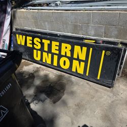 Eight foot fluorescent signs