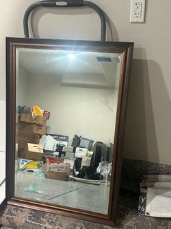 Beautiful Rubbed Bronze Mirror 28x40