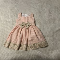 Bonnie Jean Seersucker  Easter  Dress Toddler size 2t