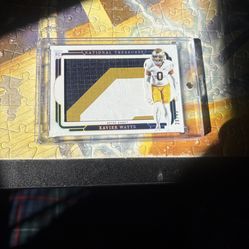 2025 National Treasures Collegiate Xavier Watts Patch /49 - Notre Dame
