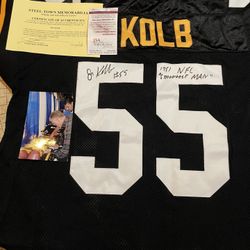 John KOLB’s Signed Jersey From 1981