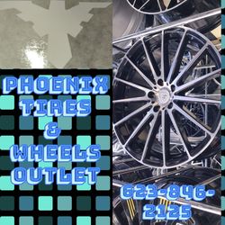 ULTRA CLEAN! 20" Black & Machined Multi-Spoke Wheels 📱 Call/Text 623-879-2965 💎 ​Contact: 📱 Call or Text 623-879-2965 ​Size: 20" ​Bolt Pattern: 5x1