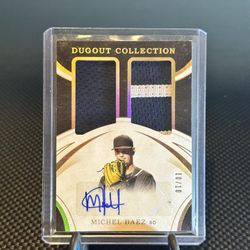 michael baez 10/10 Dugout collection 2020 #Dug-MB RARE TO FIND !