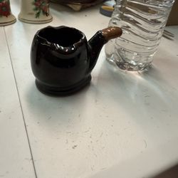 Ceramic Ashtray Shaped Like A Pipe