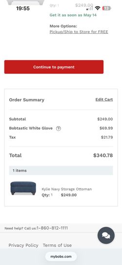 Storage ottoman
