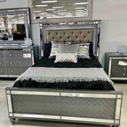 New 4pc Bedroom Set In Box Buy Now Pay Later $39 Down No Credit Needed 