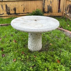 Concrete Table