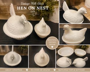 Nesting hens  vintage