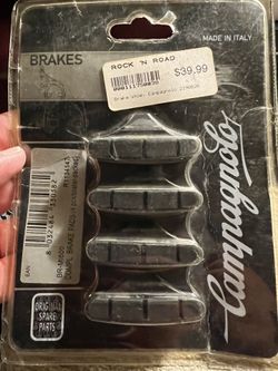 Campagnolo 4 Brake Pads BR-MI600 Insert Brake Shoes New Old Stock