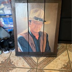 John Wayne Wood frame