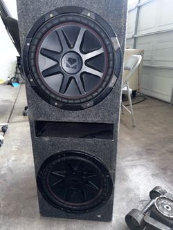 Kicker comp vr 12s subwoofer with box