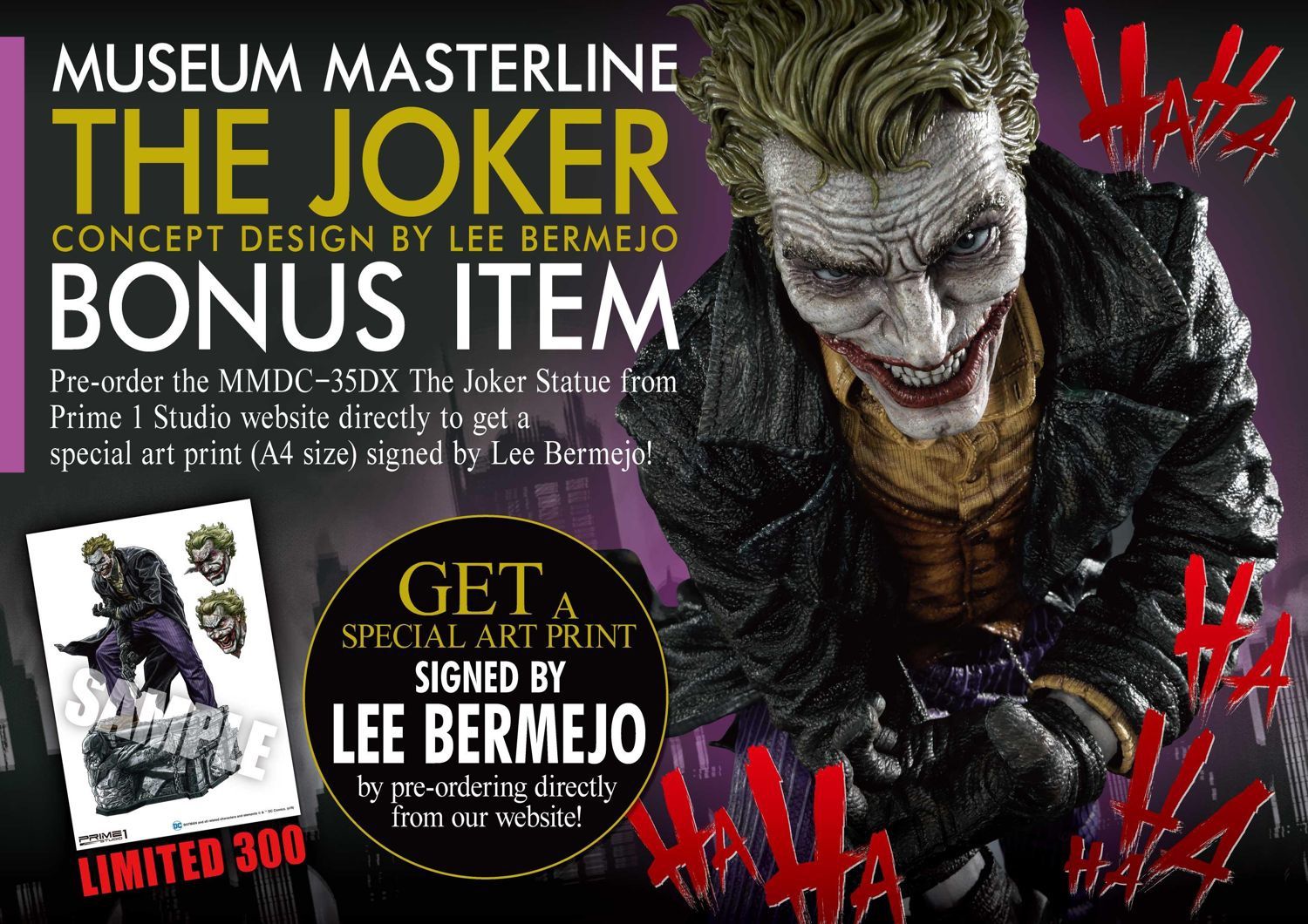 **Must Go** The Joker (Concept Design by Lee Bermejo) DX Bonus Version
