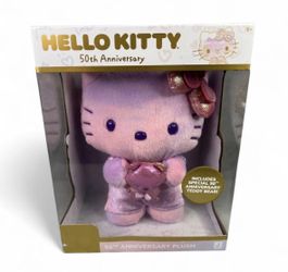 Hello Kitty 50th Anniversary Plush New in Box