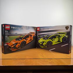Lego Lamborghini Huracán 42161 and 42196 bundle new and sealed