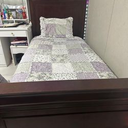 TWIN BED FRAME MATTRESS INCLUDED