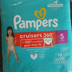 Diapers Pampers Brand Size 5 