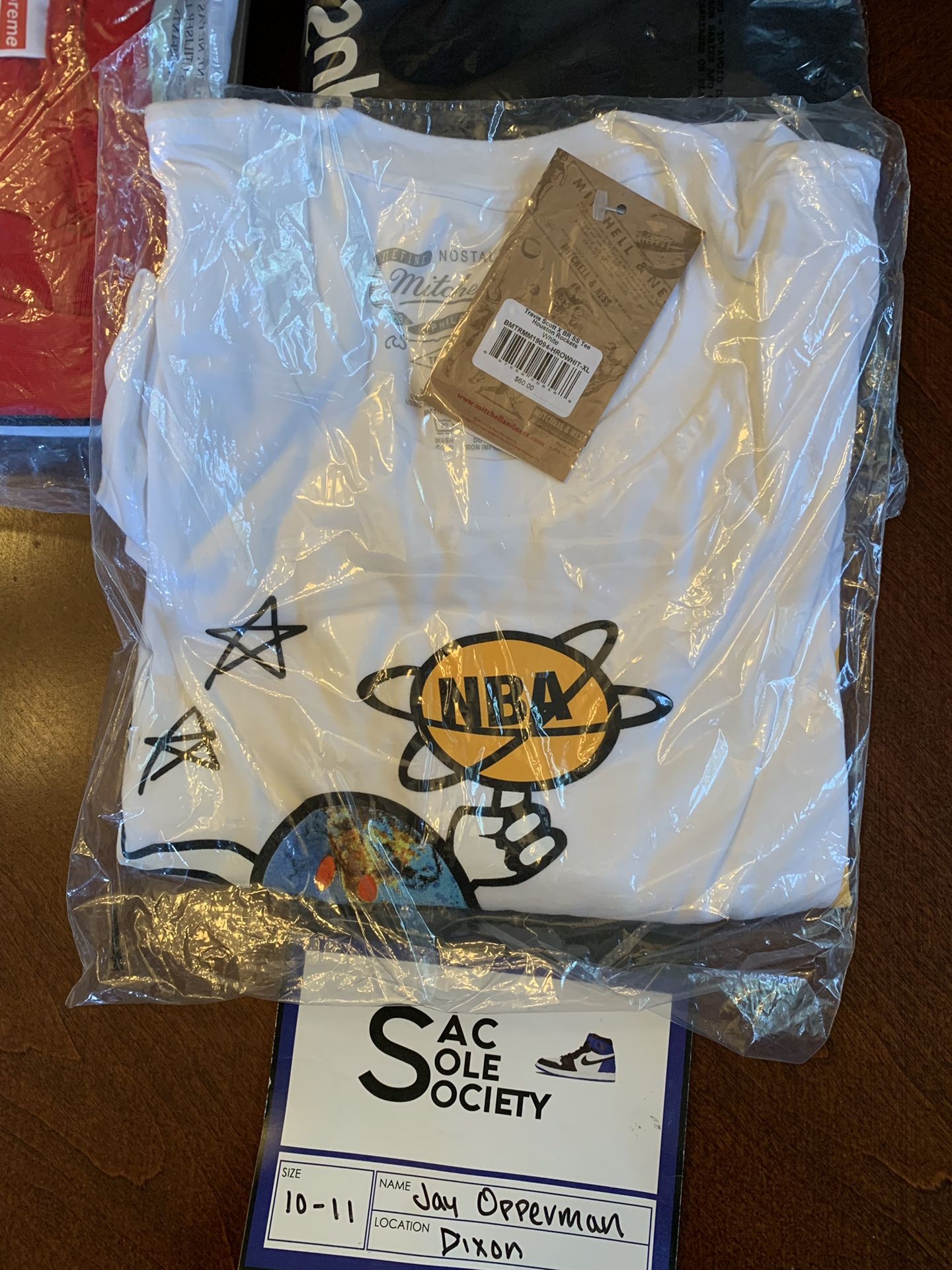 Travis Scott astroworld Houston rockets tee