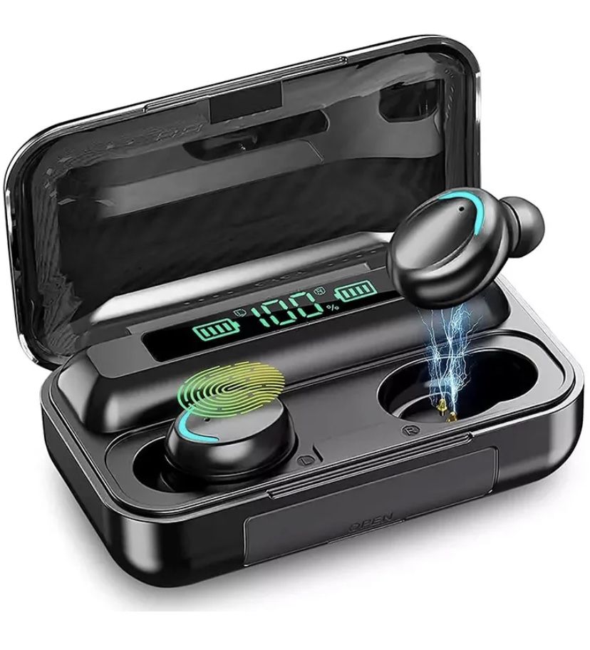 Bluetooth 5.0 Earbuds TWS Wireless Headphones Headset Stereo Samsung Android iPhone Earphone Gift.