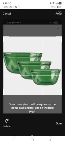 Anchor Hocking 3pc Glass Bowl Set. New