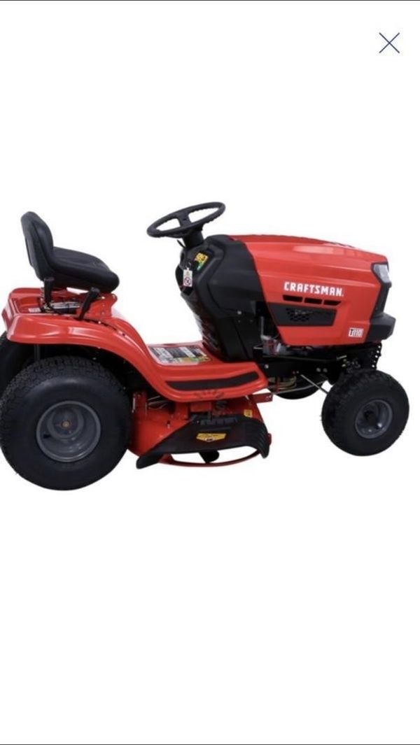 CRAFTSMAN T110 17.5HP Manual/Gear 42in Riding Lawn Mower for Sale in