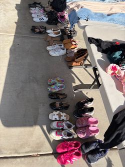 Mixed Lot of Kids and Women's Shoes