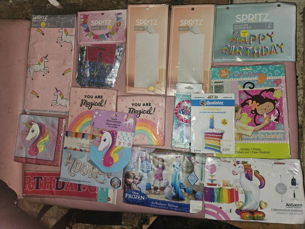 Unicorn Party Supplies + More