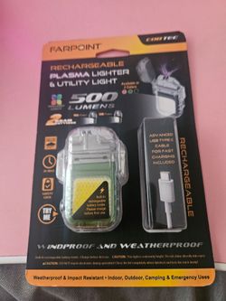RECHARGEABLE PLASMA LIGHTER AND UTILITY LIGHT