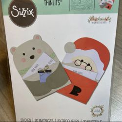 Sizzix 664456 Santa’s Letter Thinlits Die Set