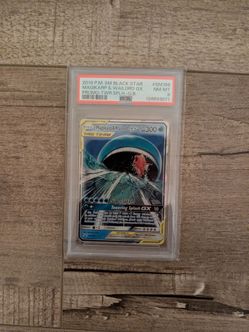 Pokemon Magikarp & Wailord GX SM166 PSA 8
