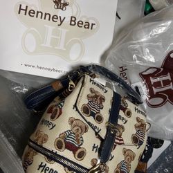 Mini Backpack Casual Handbag Cute Signature Bear Pattern for Women