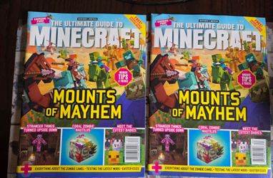 Minecraft magazines both for