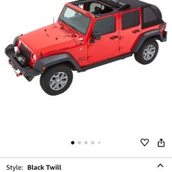 BEST TOP JEEP 4 Dr Soft Top New Condition 1600$ New 