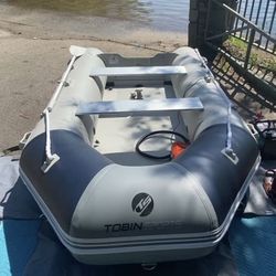 Tobin Sports 10 ft Inflatable Dinghy 2.5 Hp Suzuki Free Use In Exchange For Slip.