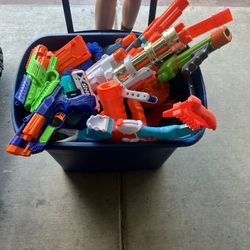 Lot Of Nerf Guns