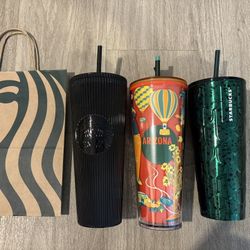 Starbucks 24 oz. (3) Cups- $40 (Gilbert)