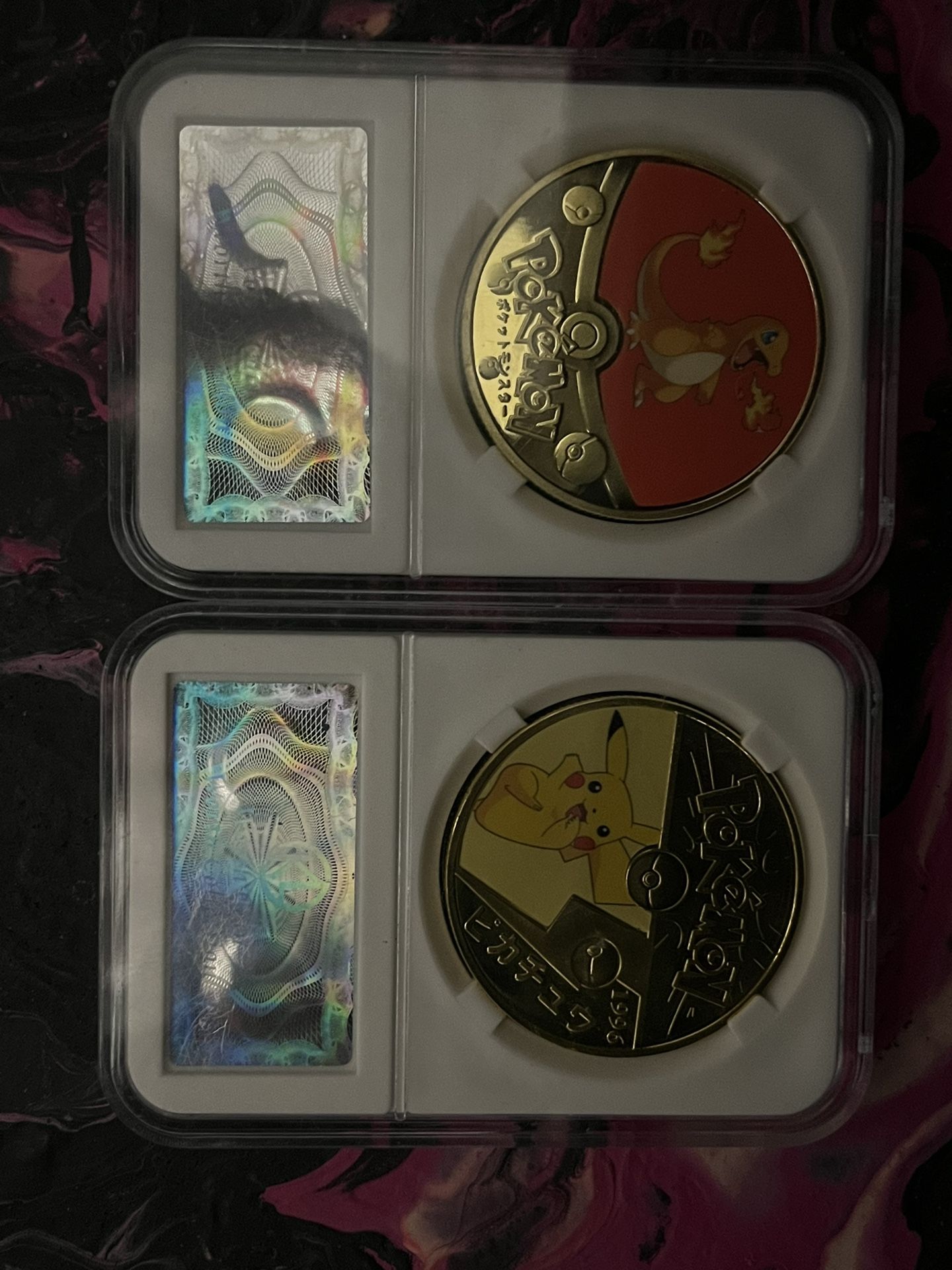 2 Pokemon Coins +6 Pokemon Cards