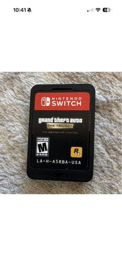 Grand Theft Auto the Trilogy the Definitive Edition   Nintendo Switch Cartridge Only - Tested & Working