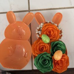 Easter Bunny With Roses