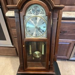 Waltham Tempus Fugit Antique Wood Wall Clock