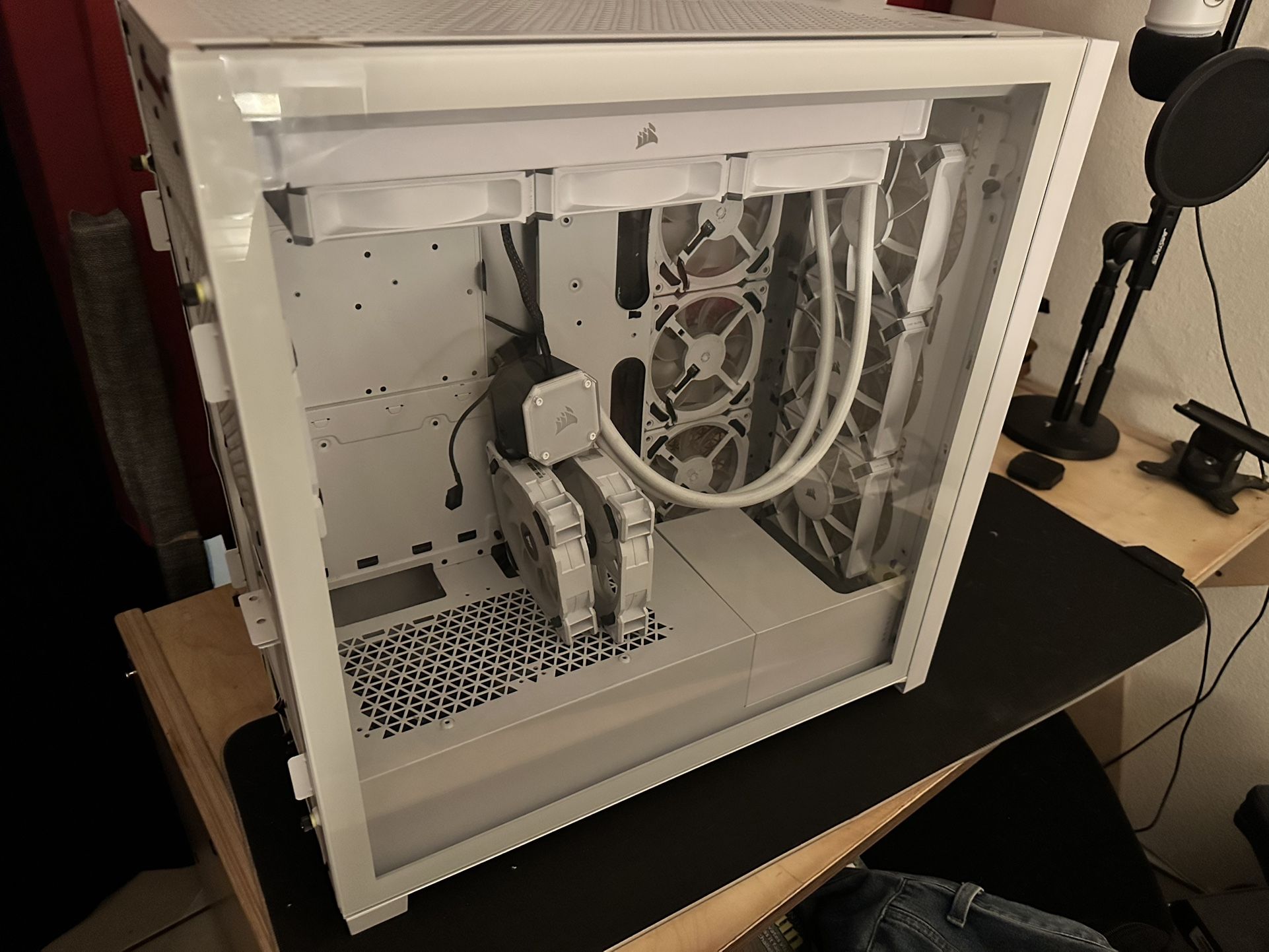 PC Case With All-in-One CPU Water Cooler AM4/AM5