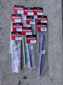 New Traxxas center drive shafts aluminum 6755, 6755r, 6855g, 6855, 6456, lot of 11