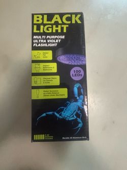Black light flashlight