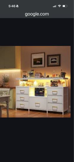 Brand New White 55" TV Stand  model # 55SCDRF3