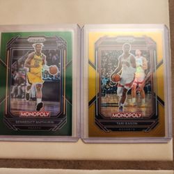 High Value Prizm Monopoly NBA Cards